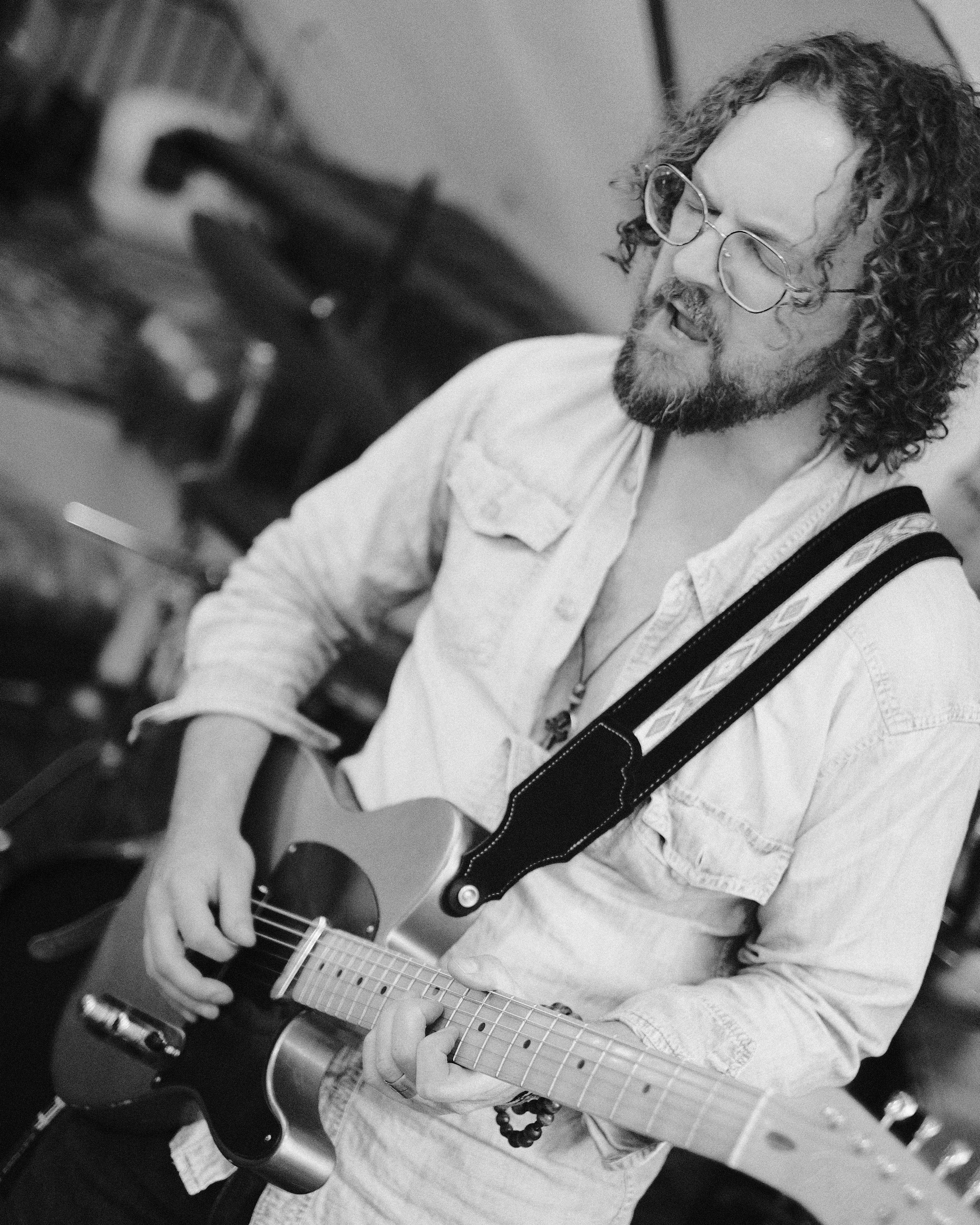 Carl documenting a live moment from the side of a venue